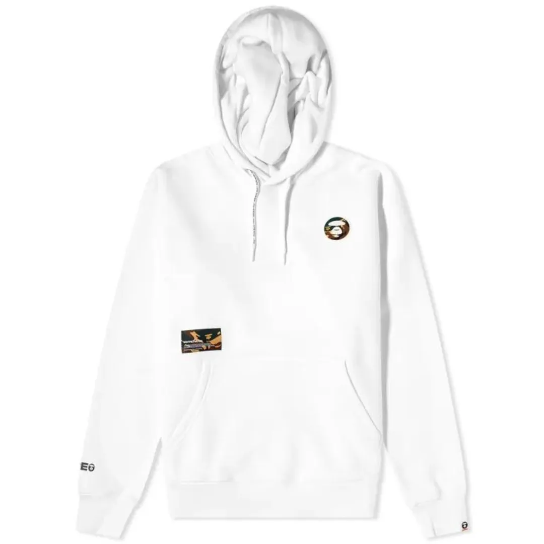 A BATHING APE  |Unisex Street Style Long Sleeves Cotton Oversized Logo