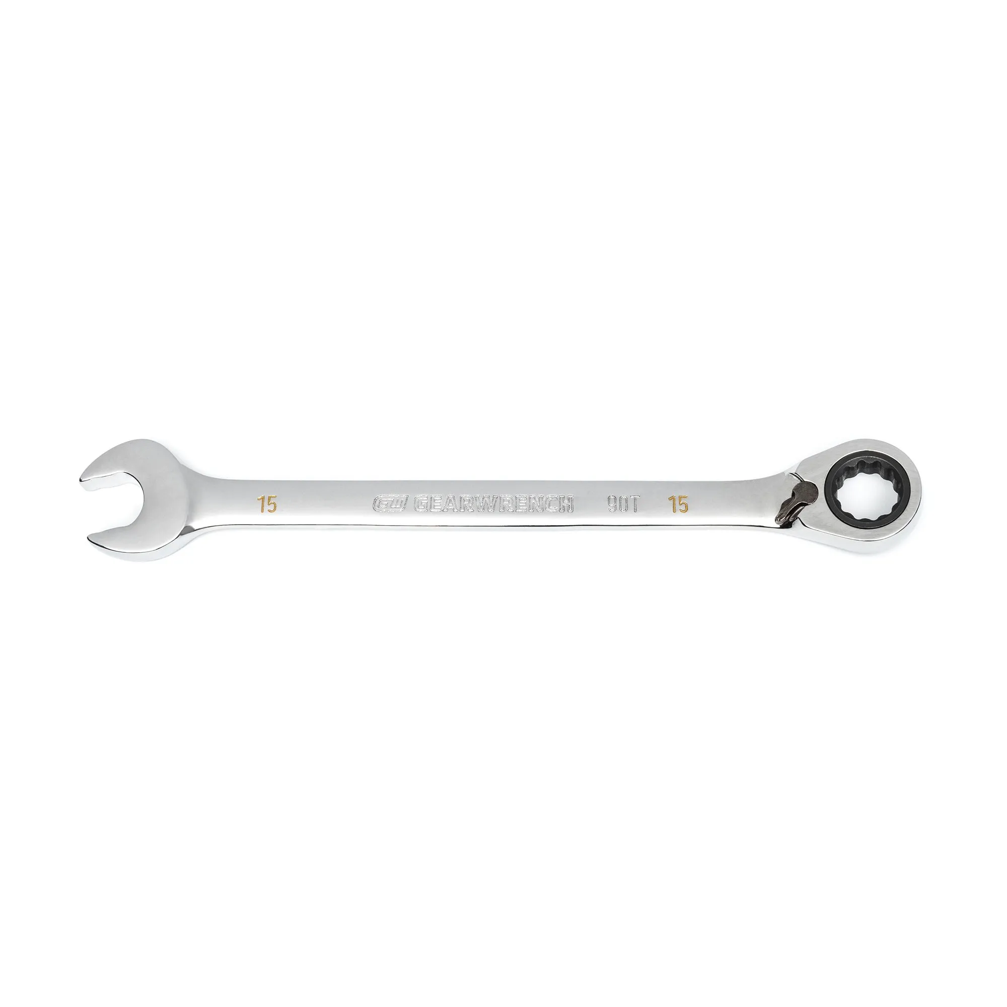 GEARWRENCH 86615 90 Tooth Reversible Combination Ratcheting Wrench Spanner 15mm 90T