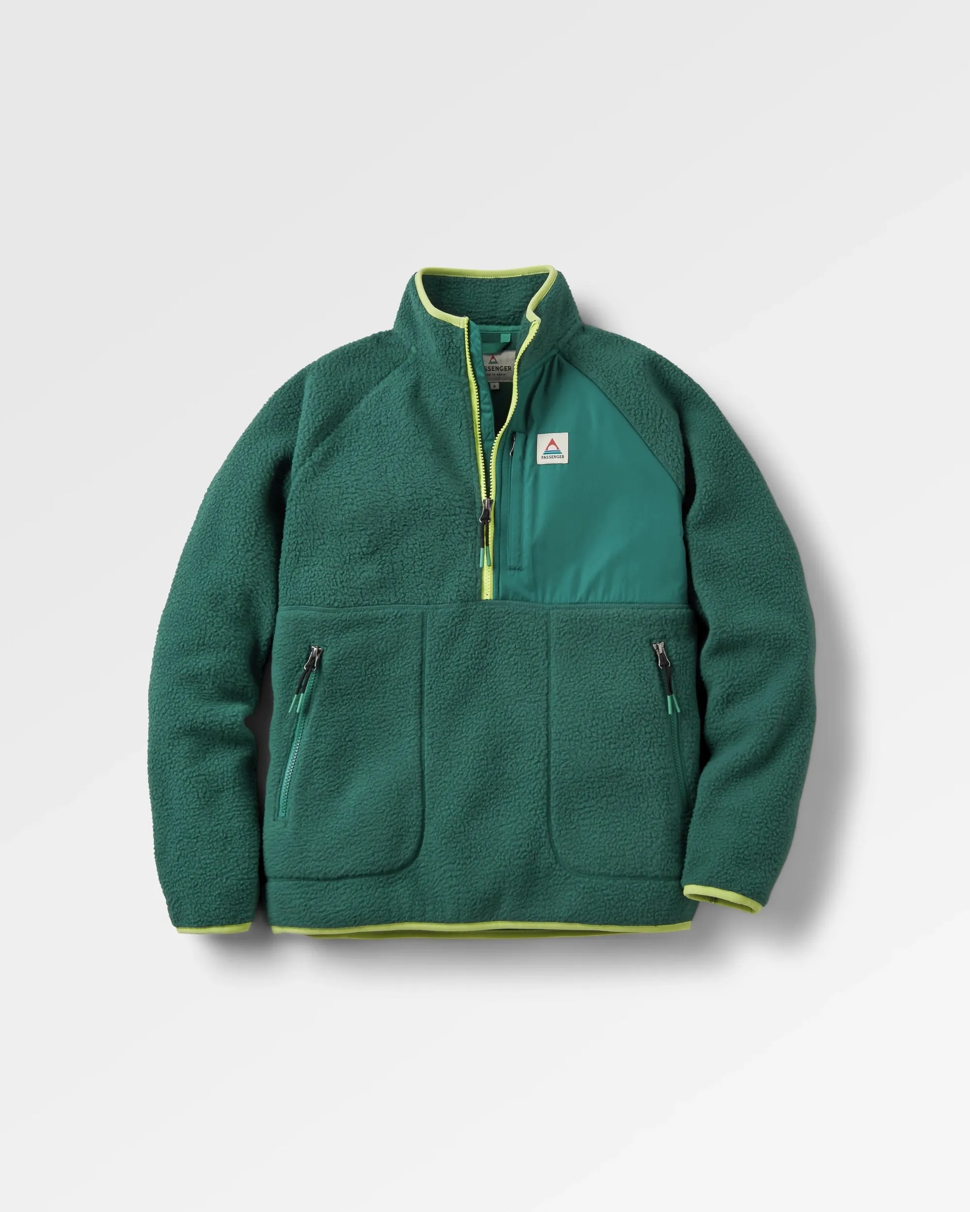 Home 2.0 1/2 Zip Recyceltes Sherpa-Fleece - Regenwald