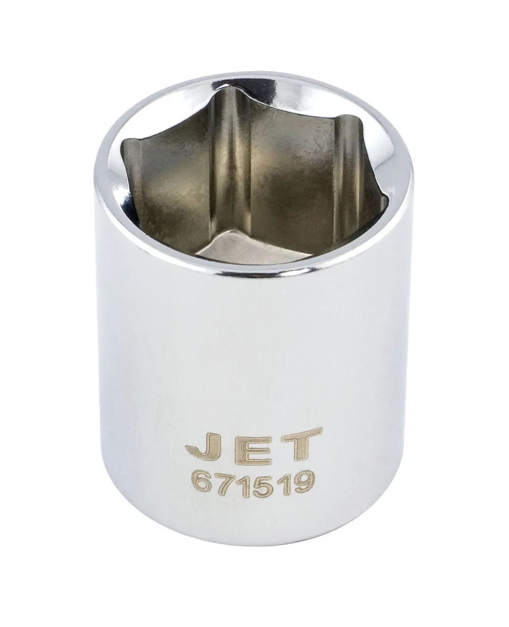 Jet 671516 - 3/8" DR x 16mm Regular Chrome Socket - 6 Point