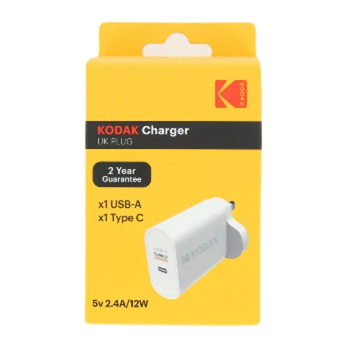 Kodak UK USB Port Charger White