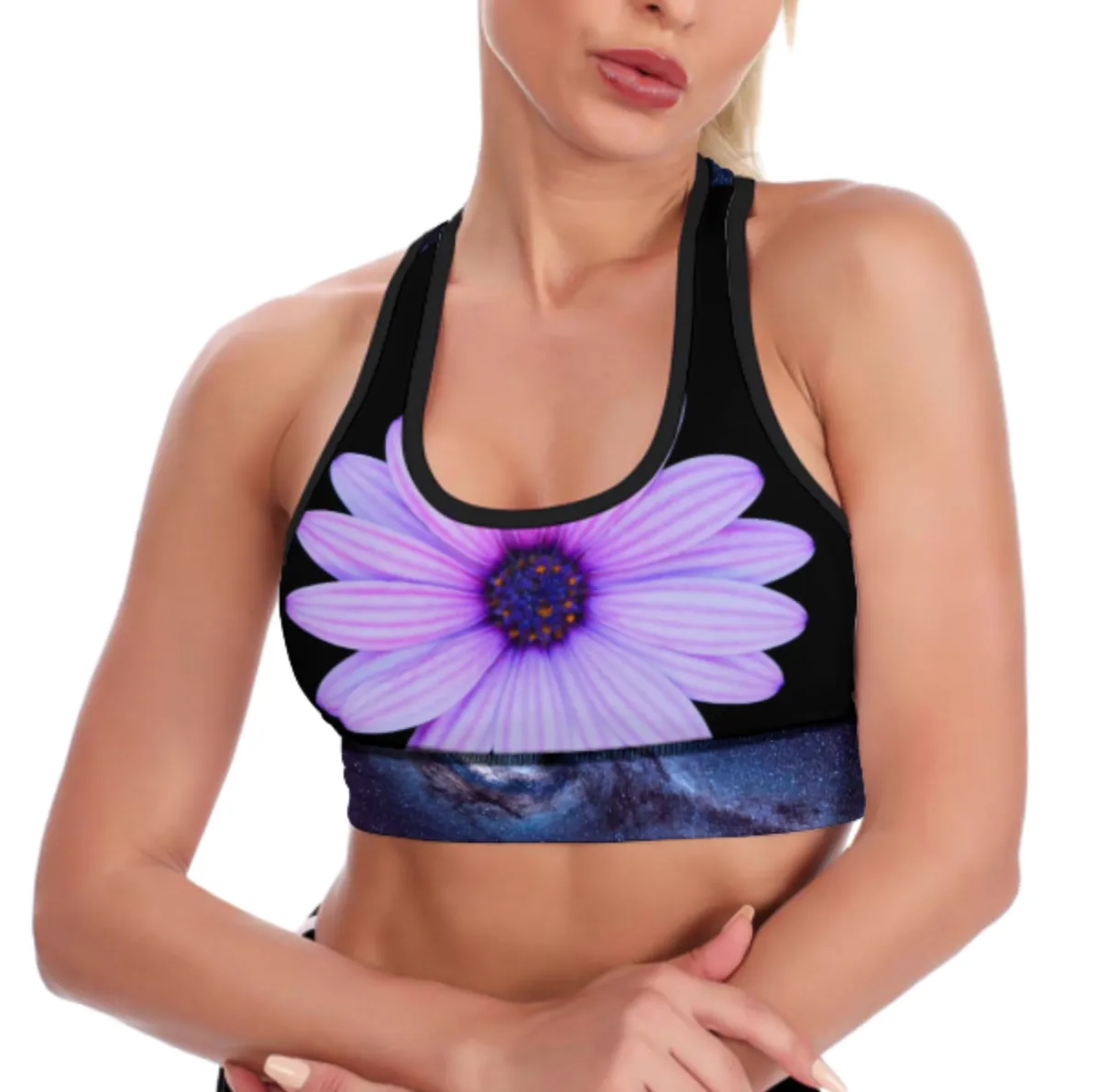 Multi-Image-Design 2023 NEW Sport BH Sportbra Yoga Bra Top mit Fotos Muster Text Logo selbst gestalten und bedrucken