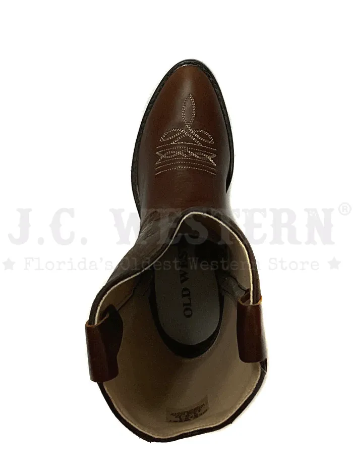 Old West 8163 Kids Western Boot Brown