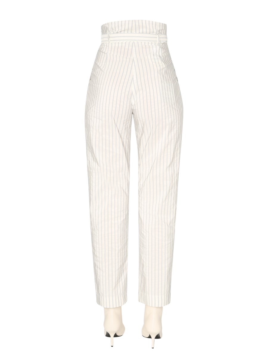 PHILOSOPHY DI LORENZO SERAFINI      PANTALONE A RIGHE IN TAFFETÀ  