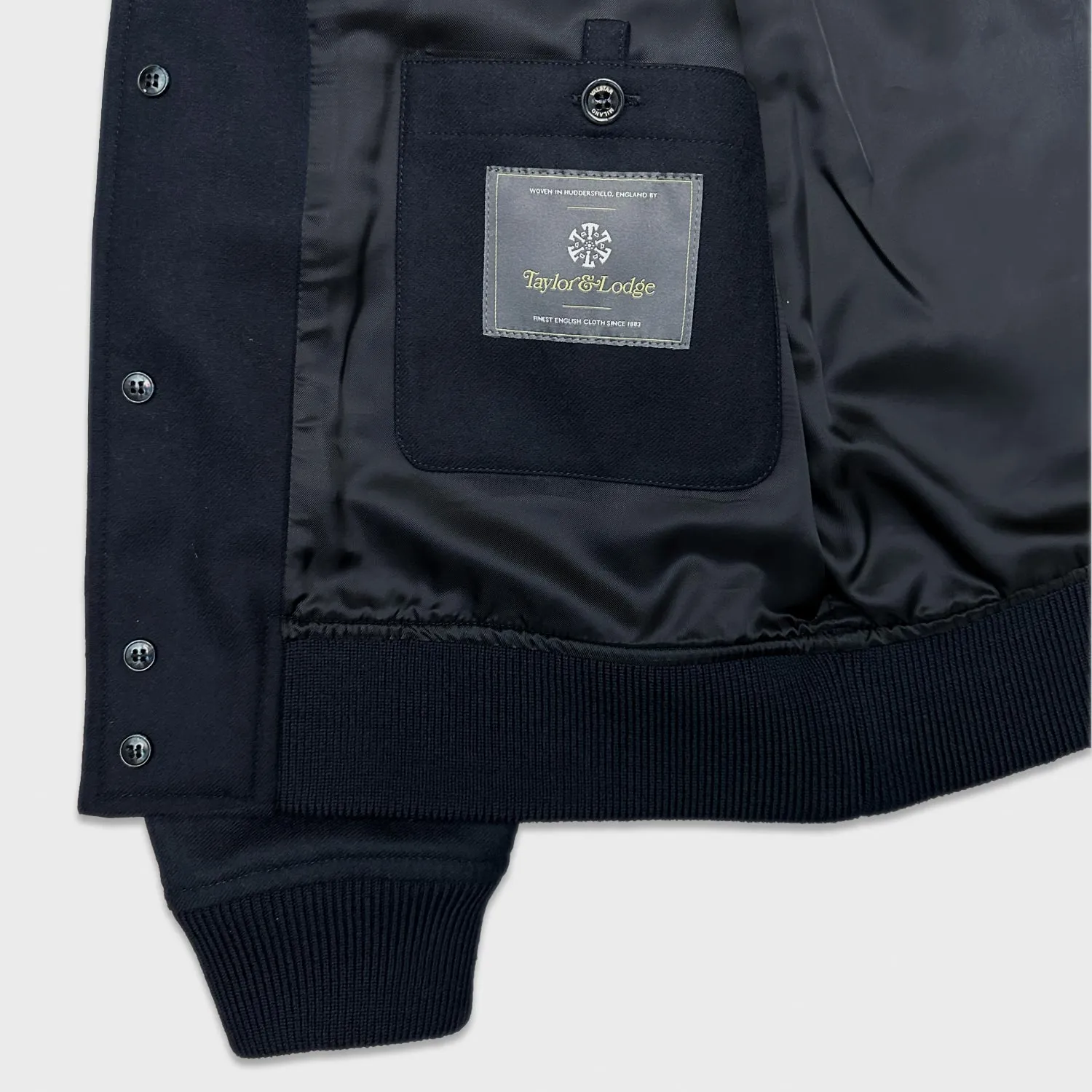 Valstar x Wools Boutique Uomo Navy Blue Wool Valstarino Jacket