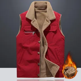 Winter Plus Size Loose Thickening Keep Warm Vest